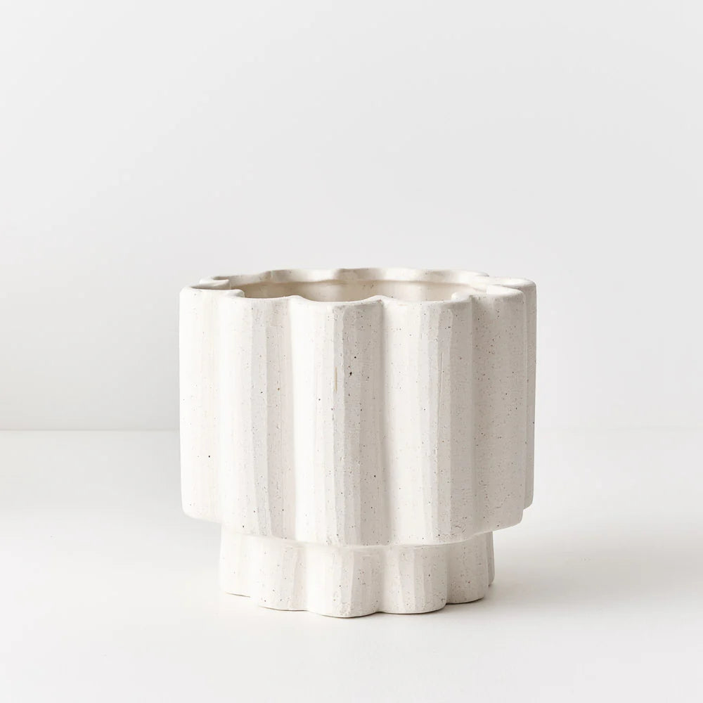 Gustel Pot Short - White